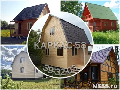 Недорогое дачное строительство в Малиновке Каркас-58